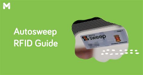 where to use autosweep rfid